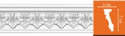 Плинтус потолочный с рисунком A037