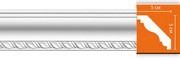 Плинтус потолочный с рисунком A008F гибкий